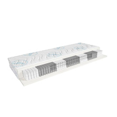 Matelas révisible en mousse polyuréthane 7 zones de confort housse amovible H3-dur MERIDA 160x200 cm