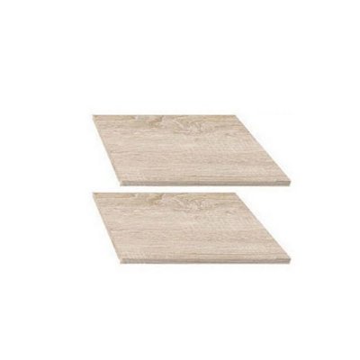 SET DE 2 ETAGERES 37 CHÊNE POUR GARDE ROBE NEPO