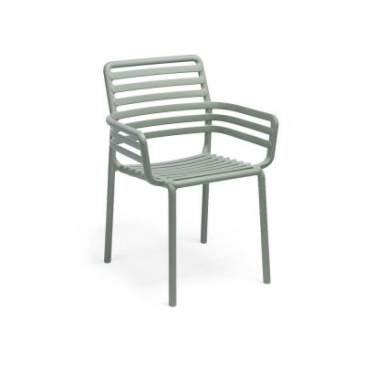Chaise polypropylène et fibre de verre DOGA Vert menta 83x60x56 cm