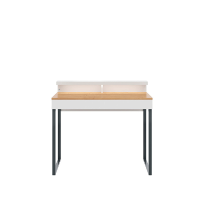 Bureau DARIN chêne arlington naturel/ blanc alpin 100 cm