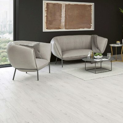 Parquet TERRACLICK M26719 gris AC3 1203.5x191.7x8 mm