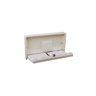 Table à langer polypropylène LUXE crème murale 89.5x50.8 cm