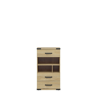 Commode LARA frêne de biélorusse 3 tiroirs