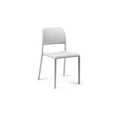 Chaise polypropylène et fibre de verre RIVA Bistrot Blanc 83x49x54 cm