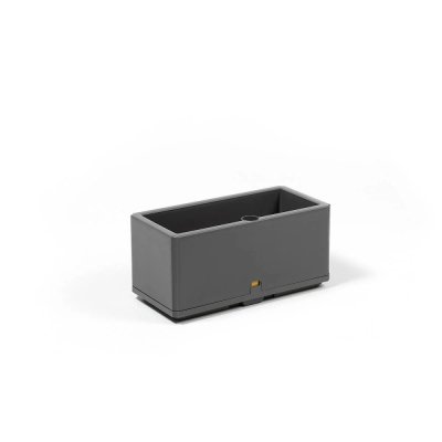 Pot de fleur en polypropylène VASO Gris basalto