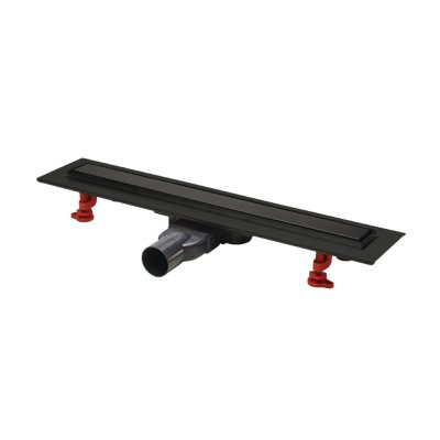 Caniveau de douche SLIM Black Touch 500 mm