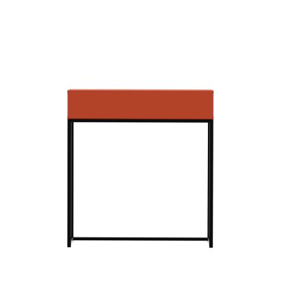Console MODEO rouge 80x42x78 cm 1 tiroir