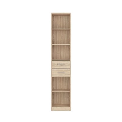 Bibliothèque NEPO PLUS chêne sonoma 2 tiroirs 40x197x34 cm