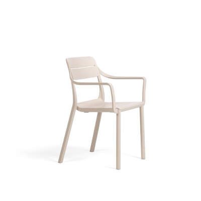 Chaise en polypropylène CASSIA Beige Corda