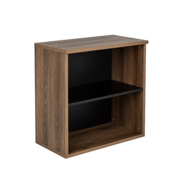 Armoire basse EKO H85xL80xP45 cm bois avrupa/noir - rayonnage