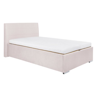 Lit tapissé COSALA III beige ELEMENT_17 120x200 cm