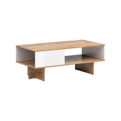 Table basse ZELE chêne wotan 120X60X45,5 cm
