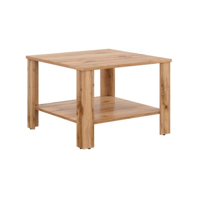 Table basse ODETTE chêne wotan 67,5X67,5X47,5 cm
