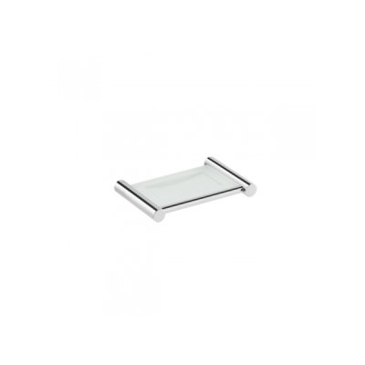 Porte-savon laiton ALFA chromé mural 17x11x2.3 cm